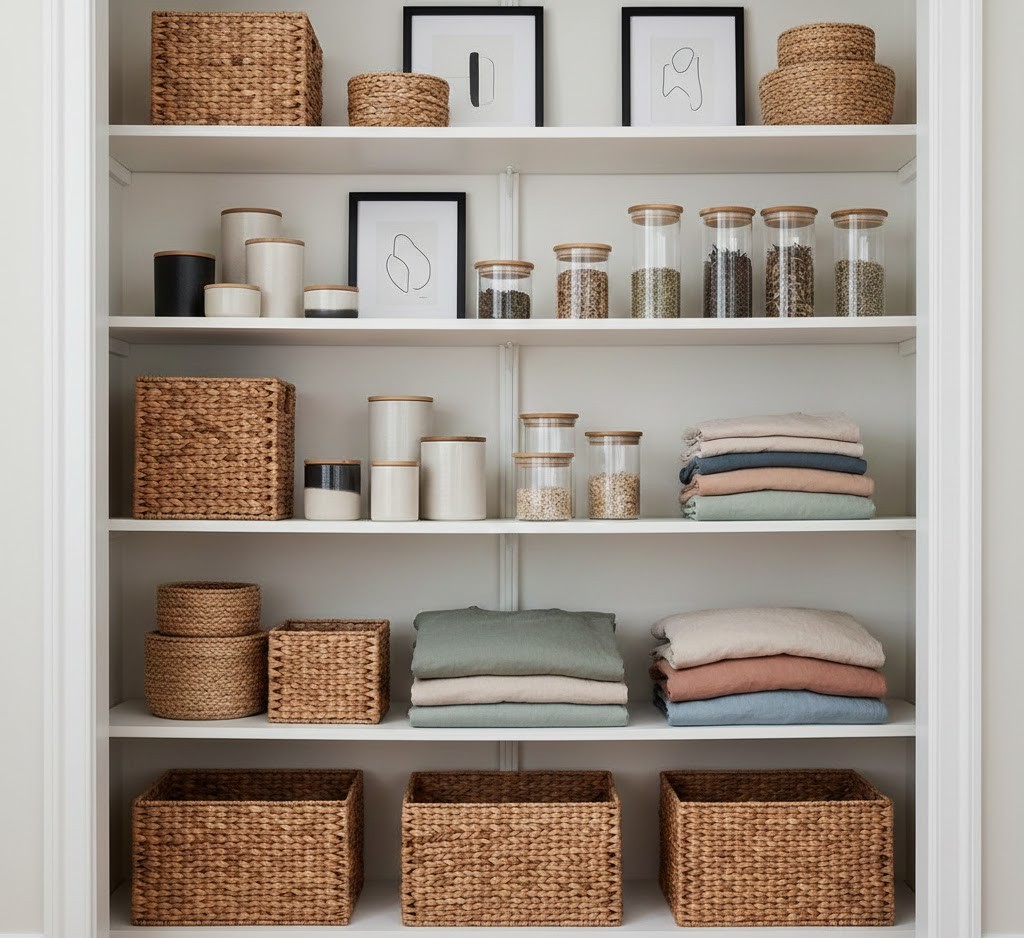 Beautiful aesthetic storage arrangements
