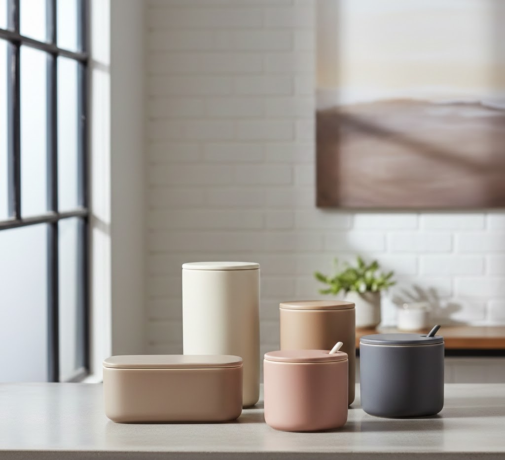 Modern ceramic storage collection